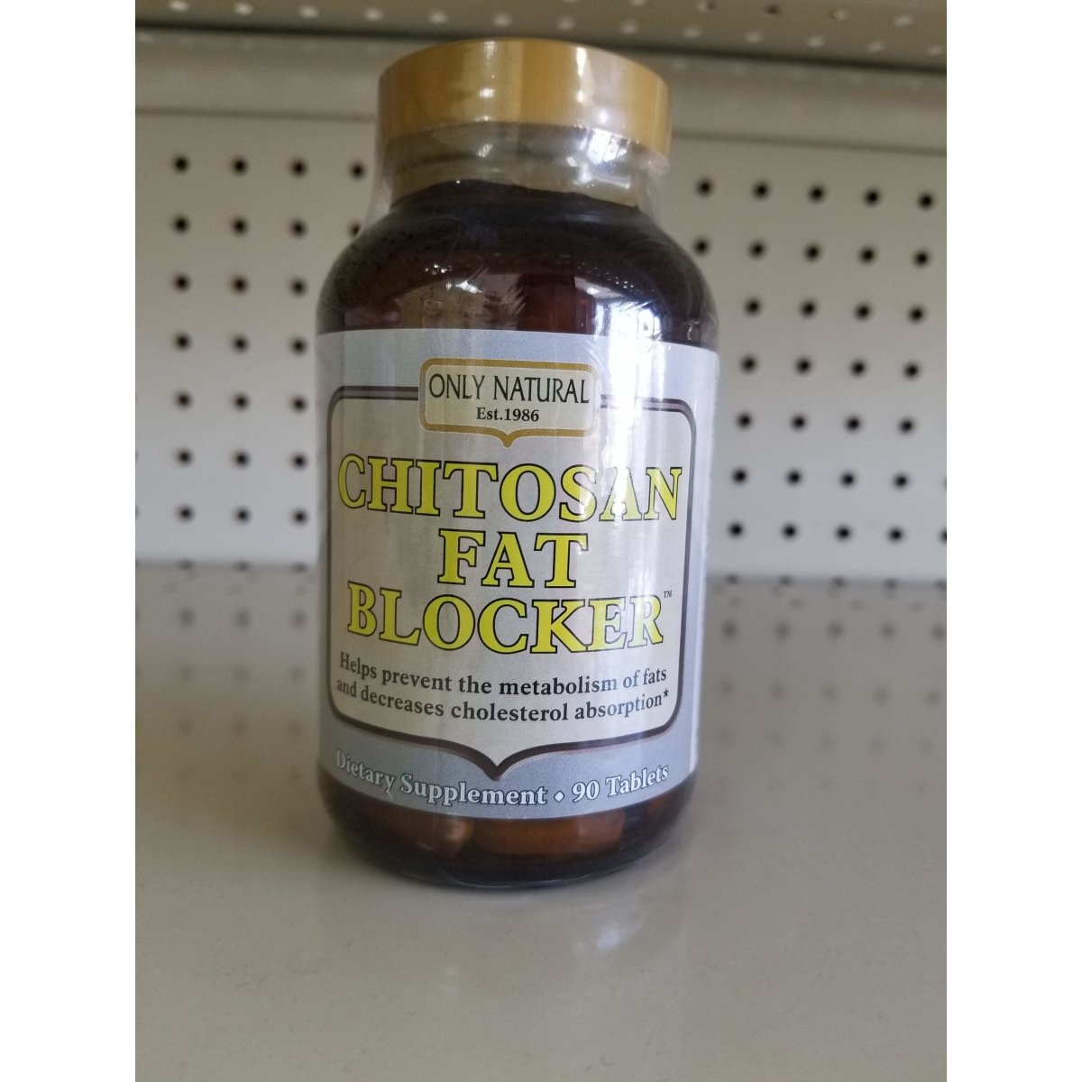 Only Natural Chitosan Fat Blocker - 1075 mg - 90 Tablets