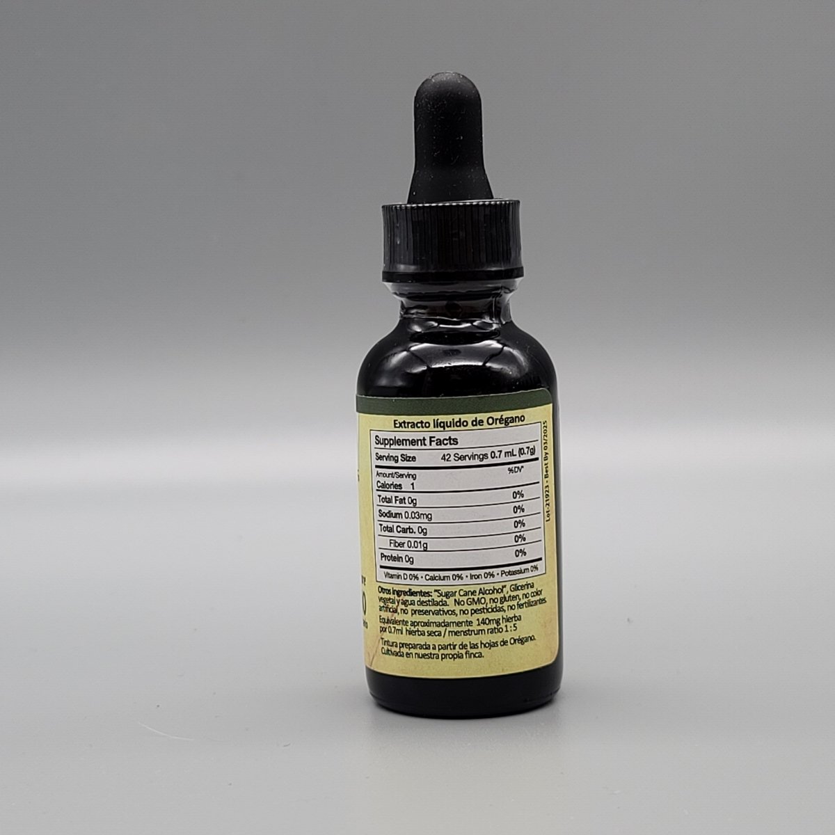 aceite de Oregano - Liquido - Gotas - 1oz