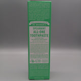 Spearmint All-One Toothpaste - Fluoride Free - Whiten Teeth & Reduce Plaque - 5oz