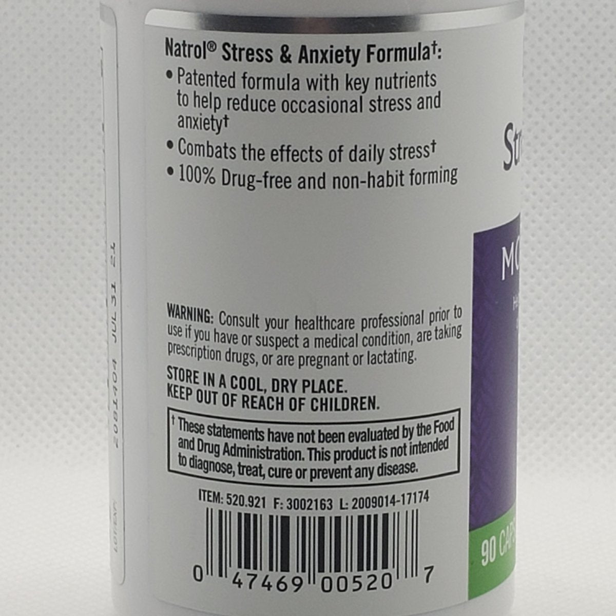 Stress and Anxiety Formula - SAF - Mood &amp; Stress - 90 Capsules