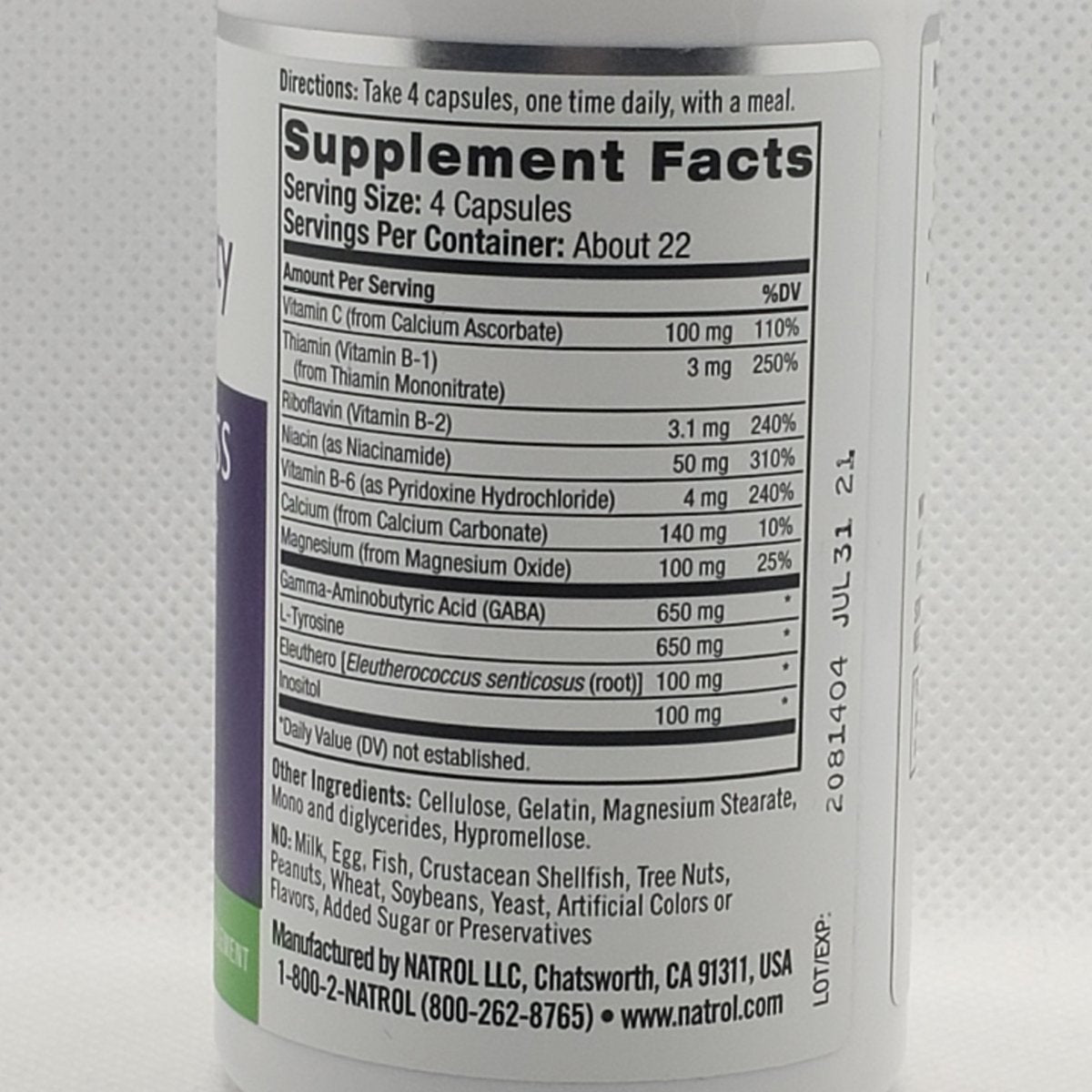 Stress and Anxiety Formula - SAF - Mood &amp; Stress - 90 Capsules