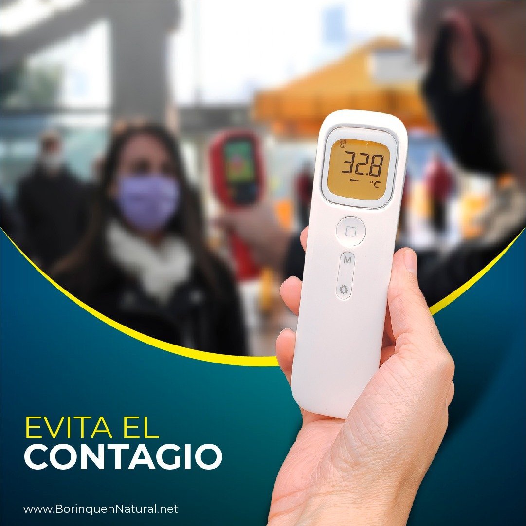 Termómetro Digital - Infrarrojo - Detector Temperaturas - No Contacto - FDA Standard