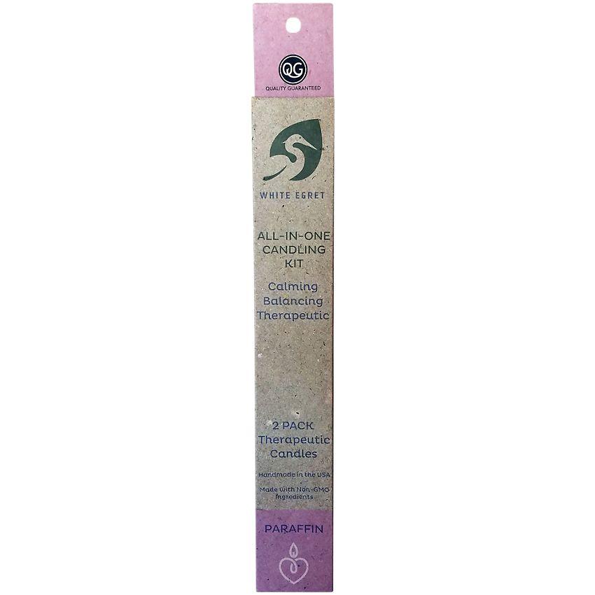 White Egret - All In One Candling Kit Paraffin Therapeutic Candles